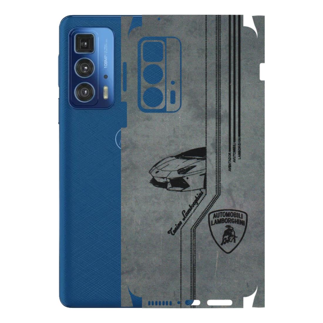 Motorola Phone Skins (All Models) - New Lamborgini Aventador - 3D Embossed Finish (L-321) Motorola Edge 20 Pro