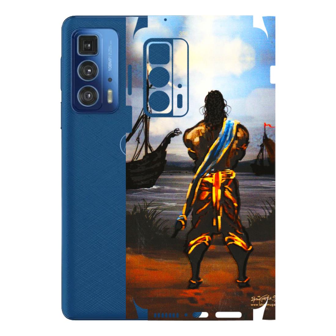Motorola Phone Skins (All Models) - Heavenly God Figure - 3D Embossed Finish (L-34) Motorola Edge 20 Pro