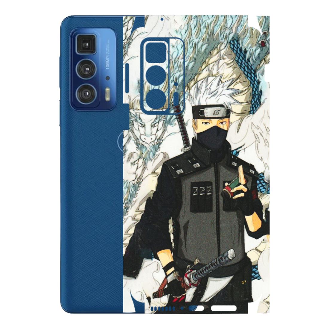 Motorola Phone Skins (All Models) - Kakashi Hatake Naruto Anime - 3D Embossed Finish (L-46) Motorola Edge 20 Pro