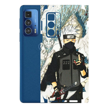 Motorola Phone Skins (All Models) - Kakashi Hatake Naruto Anime - 3D Embossed Finish (L-46) Motorola Edge 20 Pro