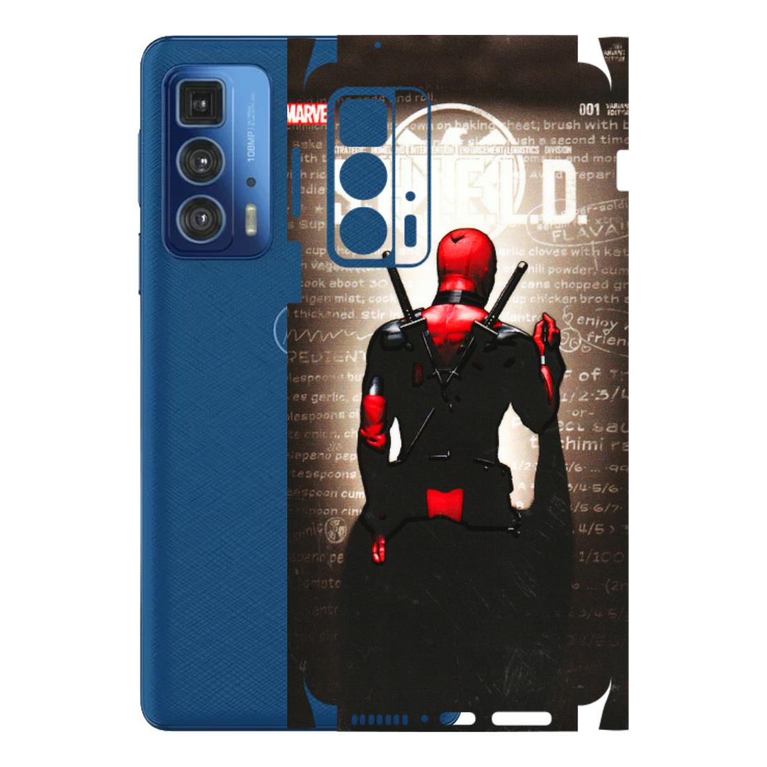 Motorola Phone Skins (All Models) - Deadpool - 3D Embossed Finish (L-56) Motorola Edge 20 Pro