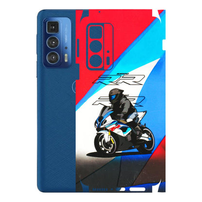 Motorola Phone Skins (All Models) - Bikers Love - 3D Embossed Finish (L-58) Motorola Edge 20 Pro