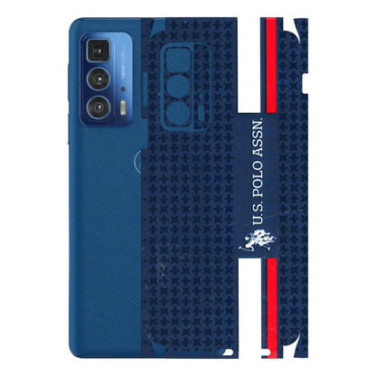 Motorola Phone Skins (All Models) - US POLO Designer Brand - 3D Embossed Finish (L-65) Motorola Edge 20 Pro