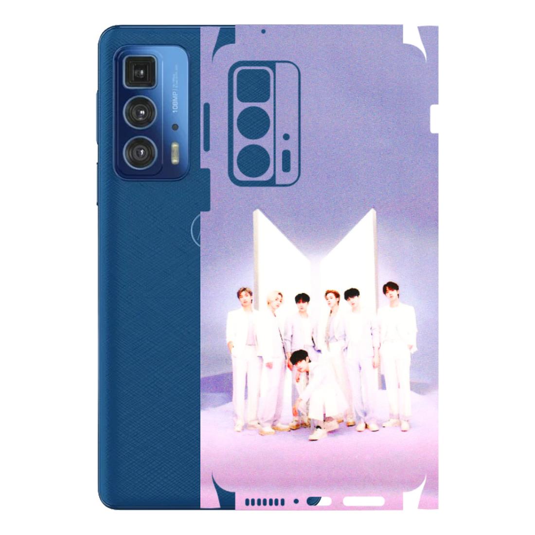Motorola Phone Skins (All Models) - BTS - 3D Embossed Finish (L-94) Motorola Edge 20 Pro