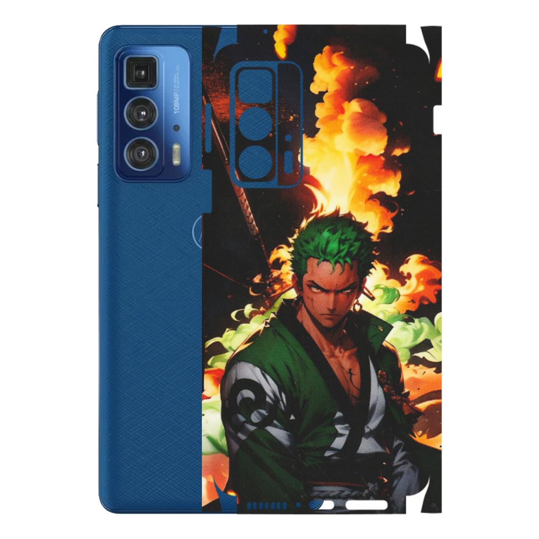 Motorola Phone Skins (All Models) - Roronoa Zoro - Matte Finish (M-102) Motorola Edge 20 Pro