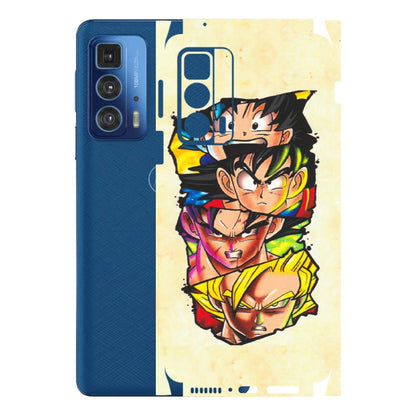 Motorola Phone Skins (All Models) - Angry Multi Anime - Matte Finish (M-113) Motorola Edge 20 Pro