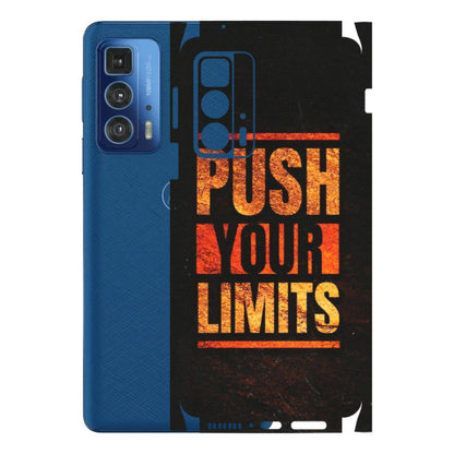 Motorola Phone Skins (All Models) - Push Your Limits - Matte Finish (M-118) Motorola Edge 20 Pro