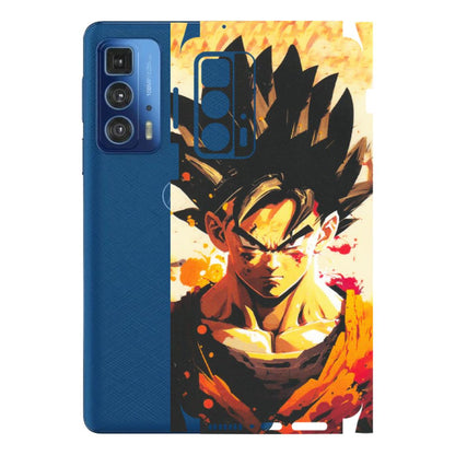 Motorola Phone Skins (All Models) - Angry Goku - Matte Finish (M-12) Motorola Edge 20 Pro