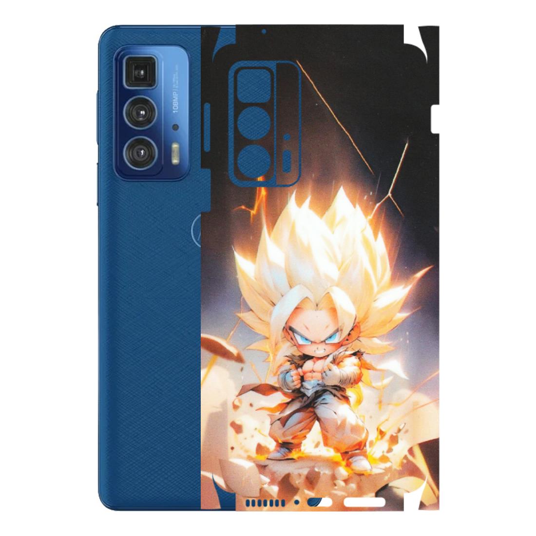 Motorola Phone Skins (All Models) - Goku Dragon Cute Anime - Matte Finish (M-131) Motorola Edge 20 Pro