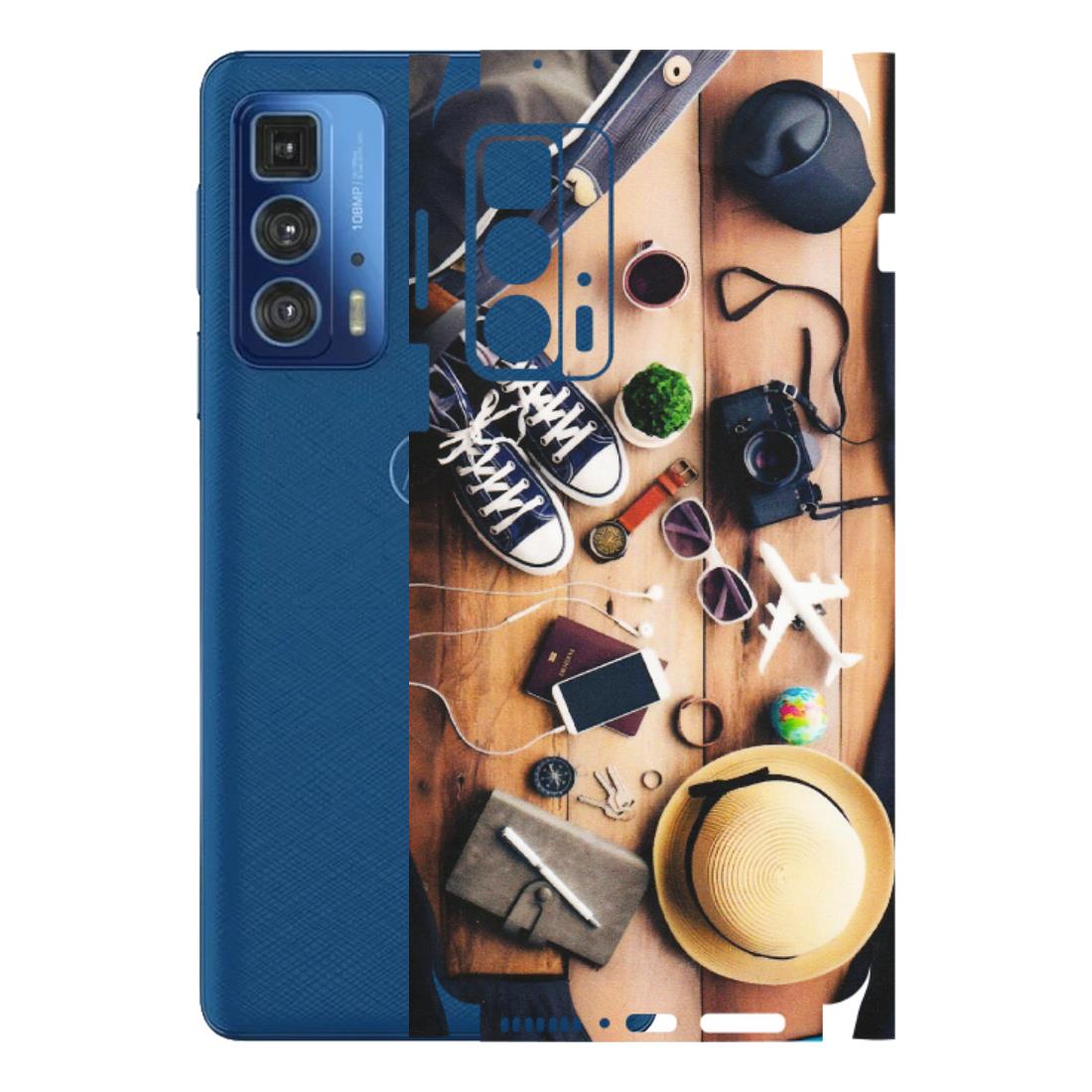 Motorola Phone Skins (All Models) - Travel Wanderlust - Matte Finish (M-133) Motorola Edge 20 Pro