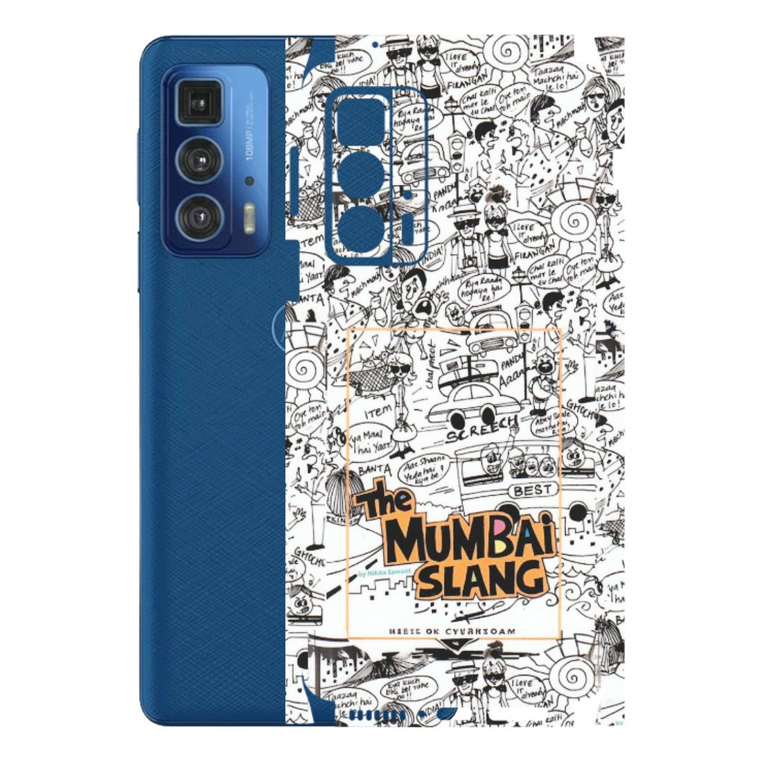 Motorola Phone Skins (All Models) - The Mumbai Slang - Matte Finish (M-142) Motorola Edge 20 Pro