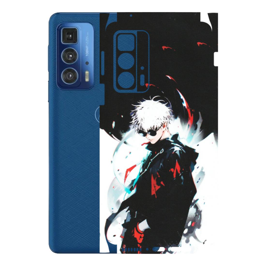 Motorola Phone Skins (All Models) - Gojo Powerful Charater Kaisen Anime - Matte Finish (M-144) Motorola Edge 20 Pro