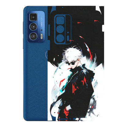 Motorola Phone Skins (All Models) - Gojo Powerful Charater Kaisen Anime - Matte Finish (M-144) Motorola Edge 20 Pro