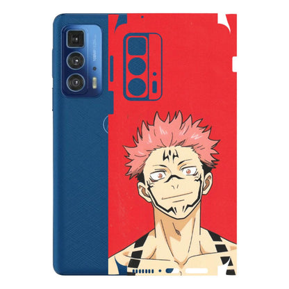 Motorola Phone Skins (All Models) - Ryomen Sukuna Fun Anime - Matte Finish (M-153) Motorola Edge 20 Pro