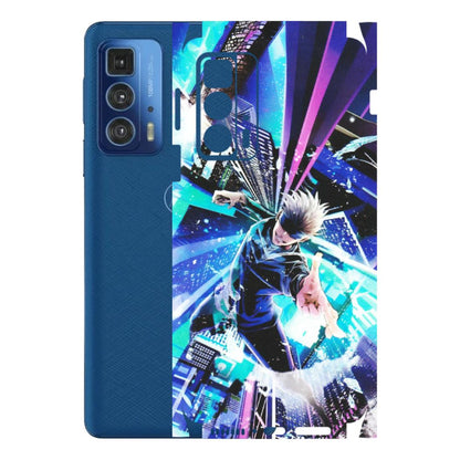 Motorola Phone Skins (All Models) - Manga Action Jujustu Kaisen Anime - Matte Finish (M-155) Motorola Edge 20 Pro