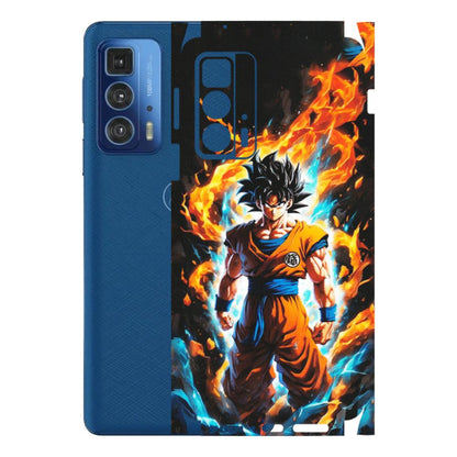 Motorola Phone Skins (All Models) - Goku Transformation Anime - Matte Finish (M-159) Motorola Edge 20 Pro