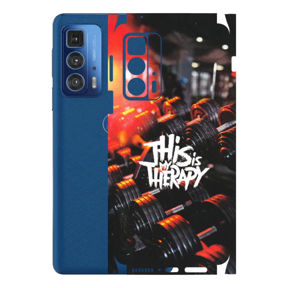 Motorola Phone Skins (All Models) - GYM Lover Therapy - Matte Finish (M-160) Motorola Edge 20 Pro