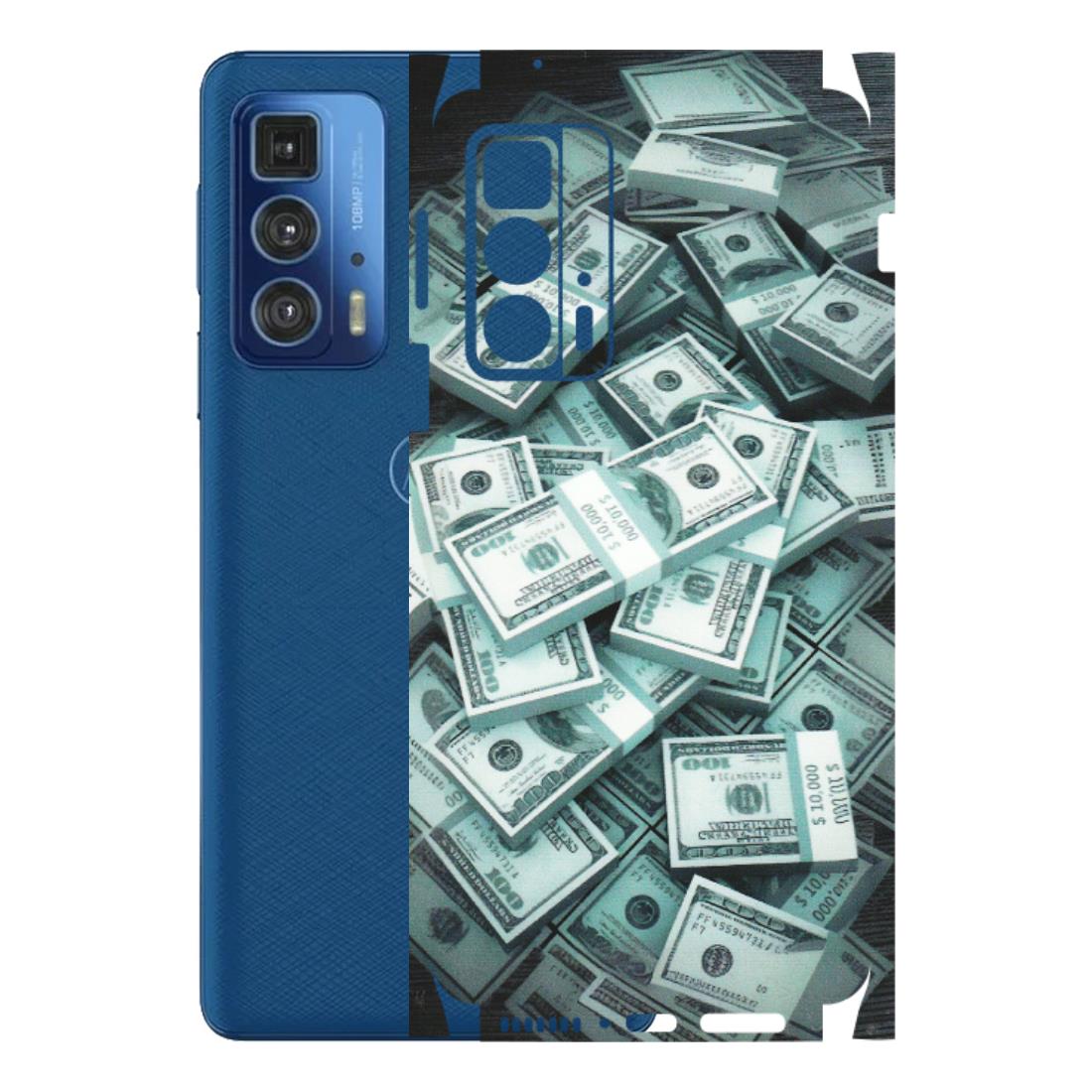 Motorola Phone Skins (All Models) - Hundred Dollar Bill - Matte Finish (M-162) Motorola Edge 20 Pro