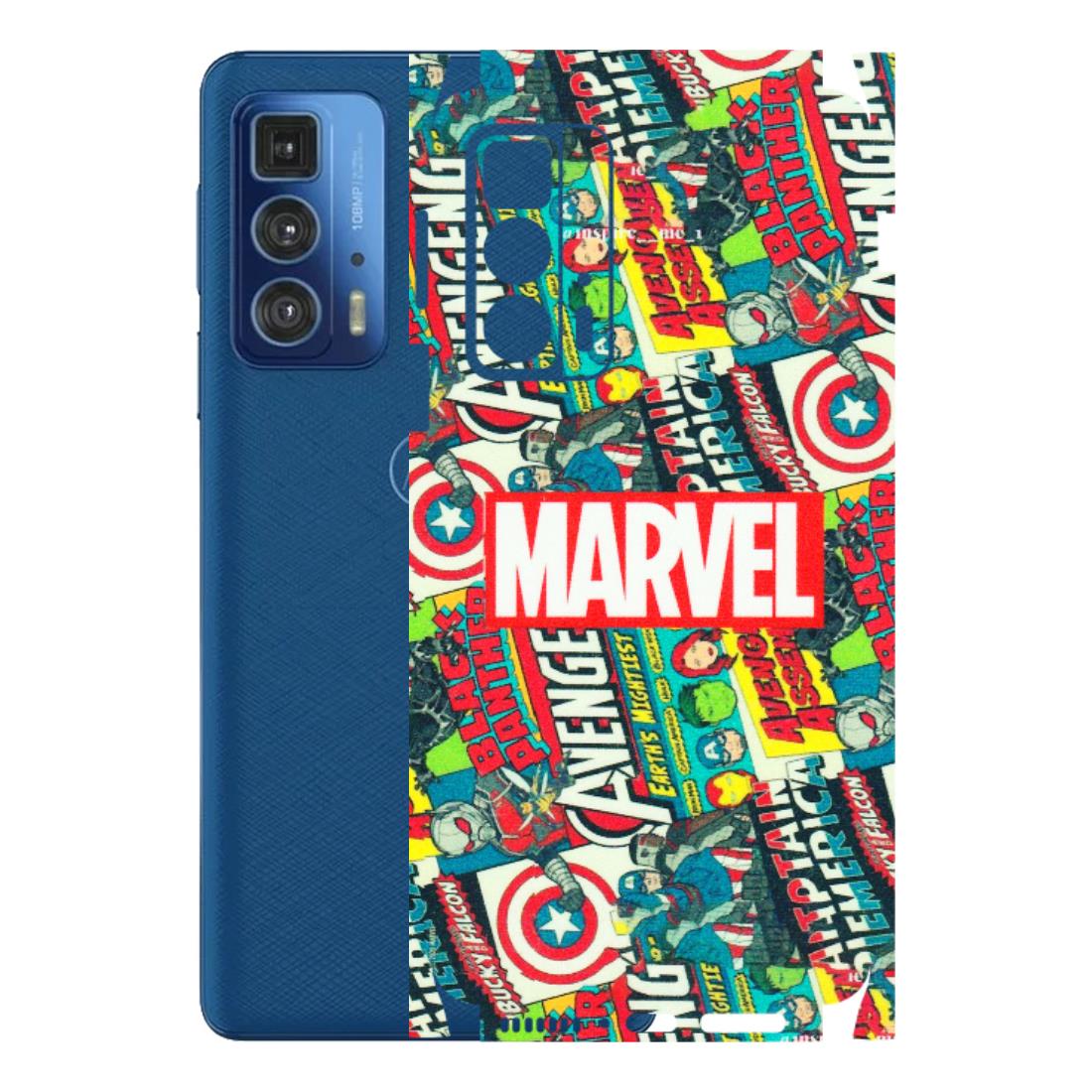 Motorola Phone Skins (All Models) - Marvel Comic Lover - Matte Finish (M-30) Motorola Edge 20 Pro