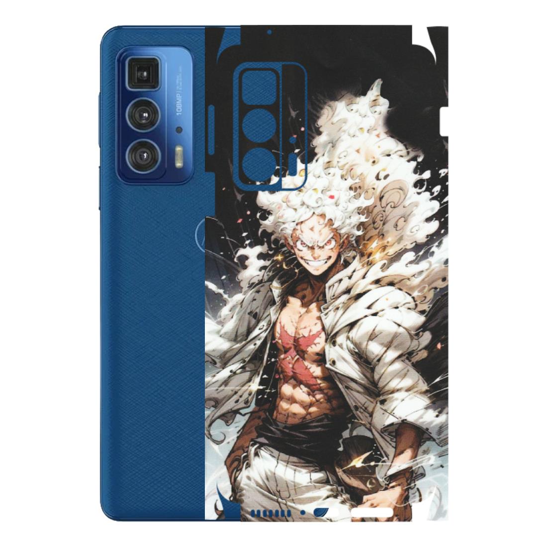 Motorola Phone Skins (All Models) - Anime Angry Classy Character - Matte Finish (M-34) Motorola Edge 20 Pro