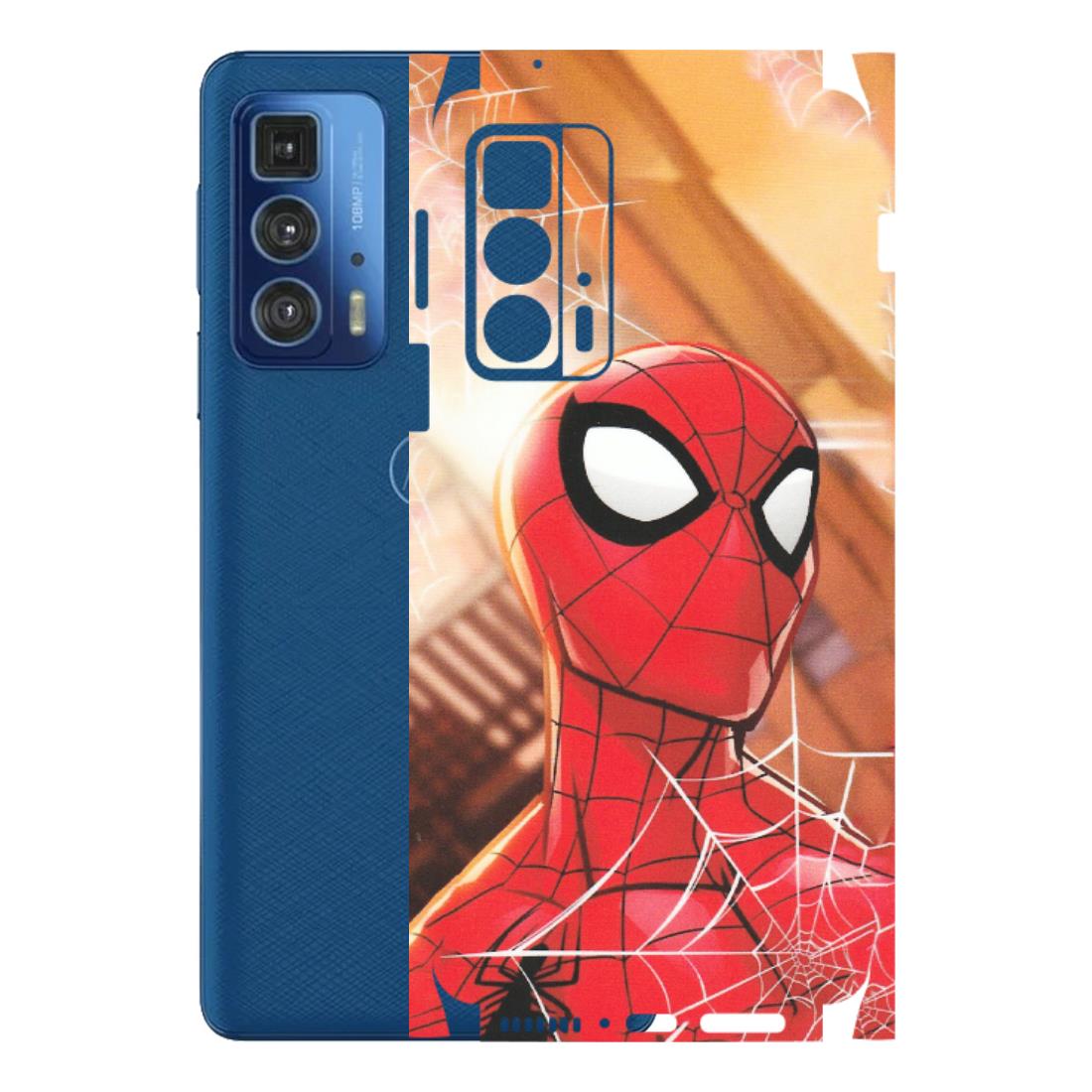 Motorola Phone Skins (All Models) - Spiderman Face New - Matte Finish (M-41) Motorola Edge 20 Pro