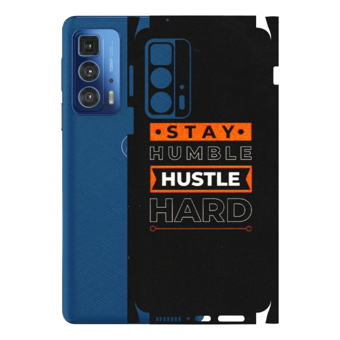 Motorola Phone Skins (All Models) - Stay Humble Stay Hard - Matte Finish (M-48) Motorola Edge 20 Pro