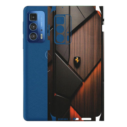 Motorola Phone Skins (All Models) - Lambo Beauty Wood Pattern Sober - Matte Finish (M-51) Motorola Edge 20 Pro
