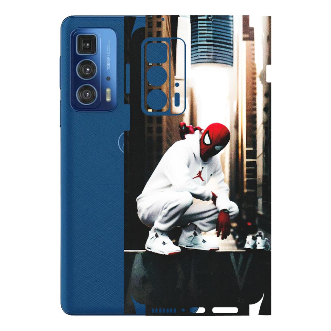 Motorola Phone Skins (All Models) - Sportsman Spider Man - Matte Finish (M-94) Motorola Edge 20 Pro