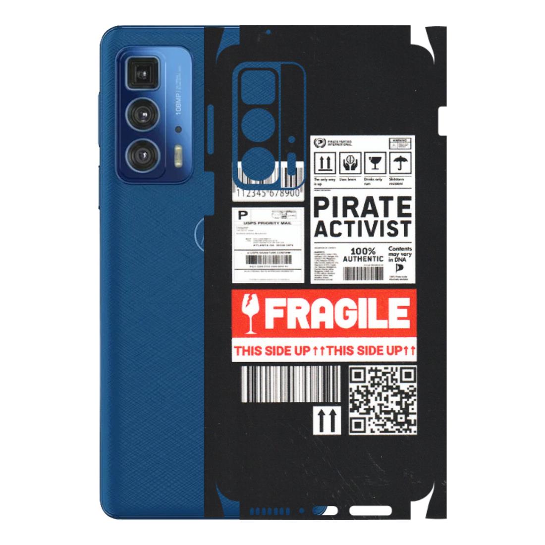 Motorola Phone Skins (All Models) - Handle With Care - Matte Finish (M-99) Motorola Edge 20 Pro