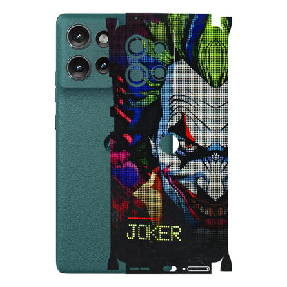 Motorola Phone Skins (All Models) - Joker Dot Matrix - 3D Embossed Finish (L-08) Motorola Edge 50 (5G)