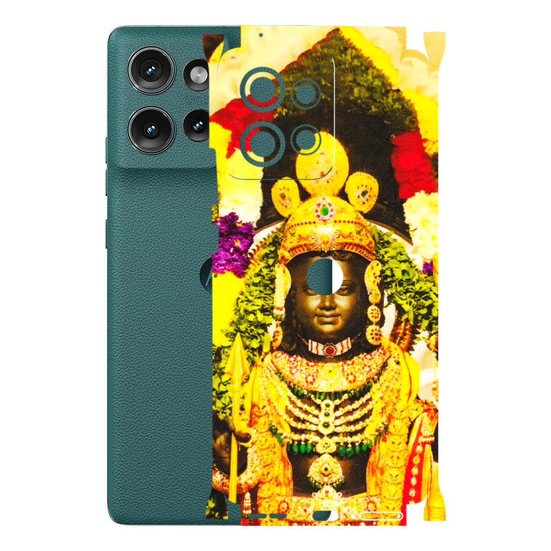 Motorola Phone Skins (All Models) - Ram Lalla Ayodhya - 3D Embossed Finish (L-103) Motorola Edge 50 (5G)