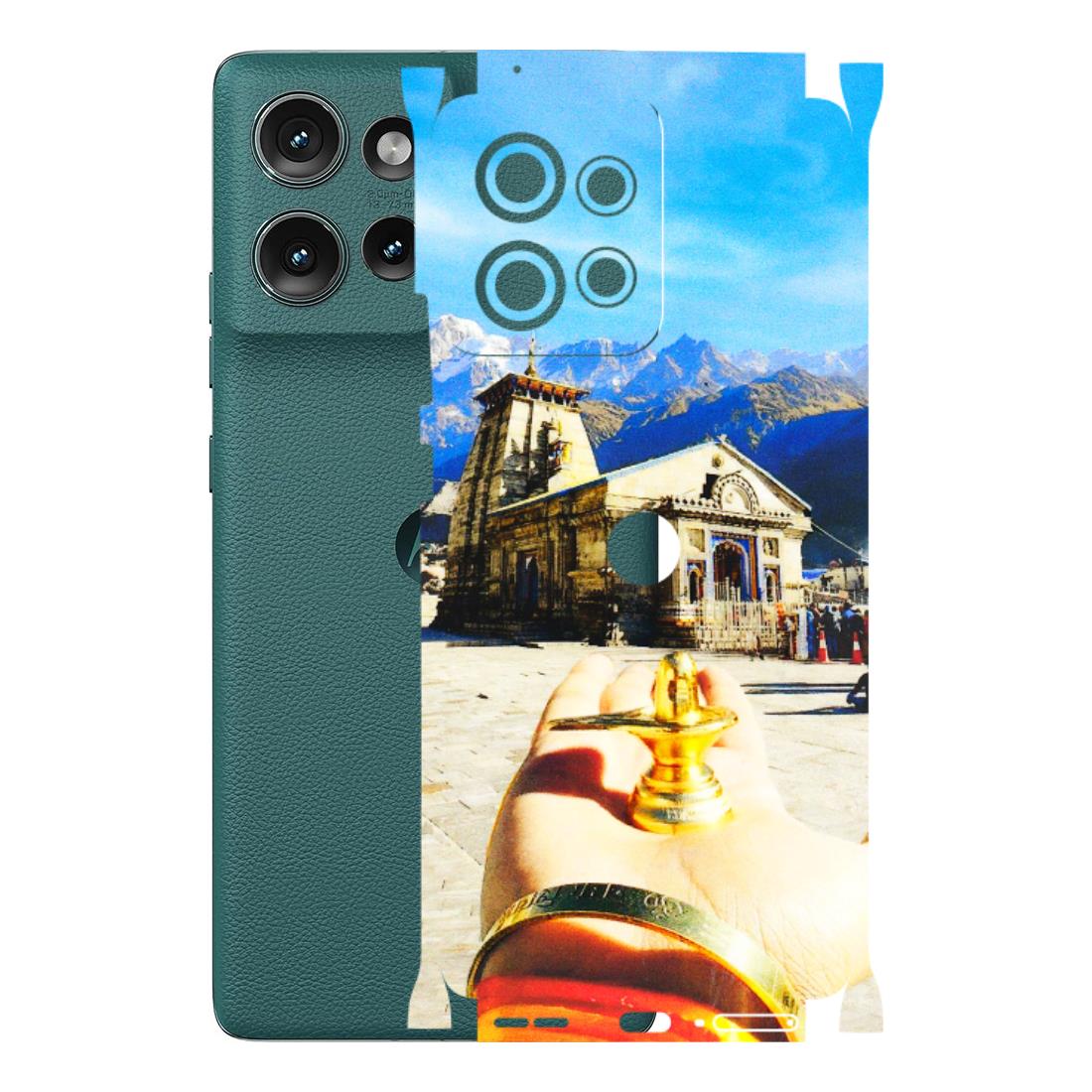 Motorola Phone Skins (All Models) - Beauty of Kedarnath - 3D Embossed Finish (L-108) Motorola Edge 50 (5G)