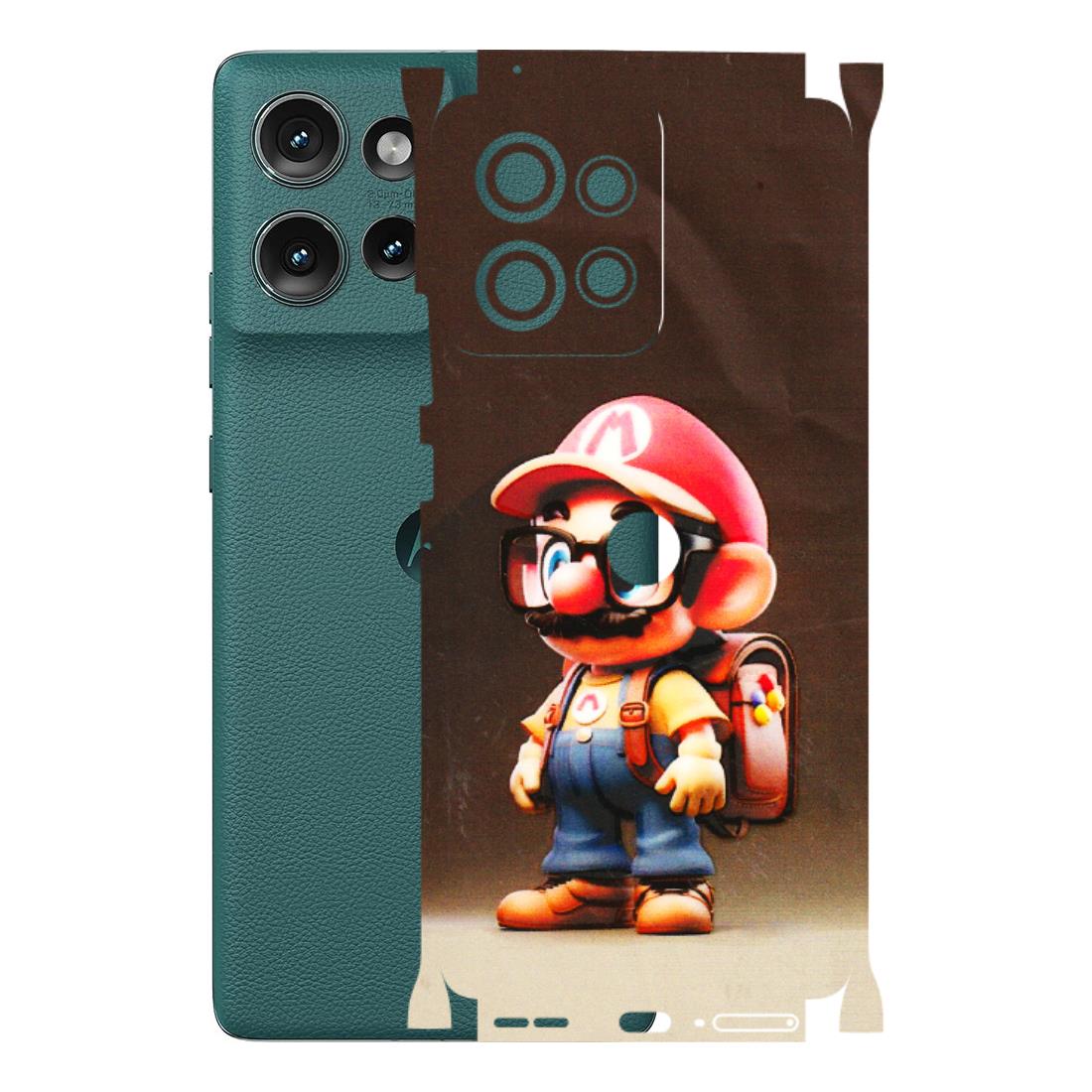 Motorola Phone Skins (All Models) - Little Mario - 3D Embossed Finish (L-119) Motorola Edge 50 (5G)