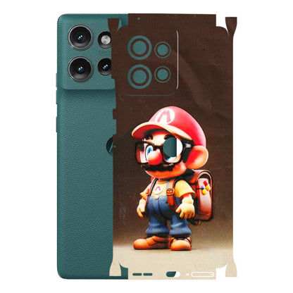 Motorola Phone Skins (All Models) - Little Mario - 3D Embossed Finish (L-119) Motorola Edge 50 (5G)