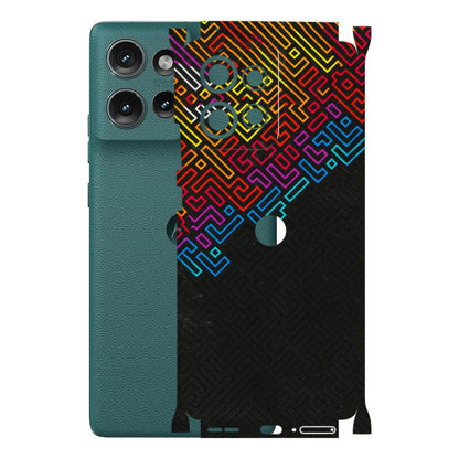 Motorola Phone Skins (All Models) - Dotme Pattern Art - 3D Embossed Finish (L-121) Motorola Edge 50 (5G)