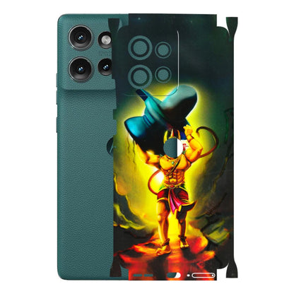 Motorola Phone Skins (All Models) - Hanuman Ji - 3D Embossed Finish (L-128) Motorola Edge 50 (5G)