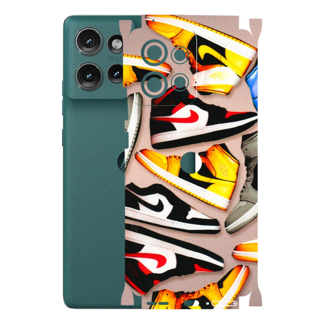 Motorola Phone Skins (All Models) - Sneaker Lover - 3D Embossed Finish (L-135) Motorola Edge 50 (5G)