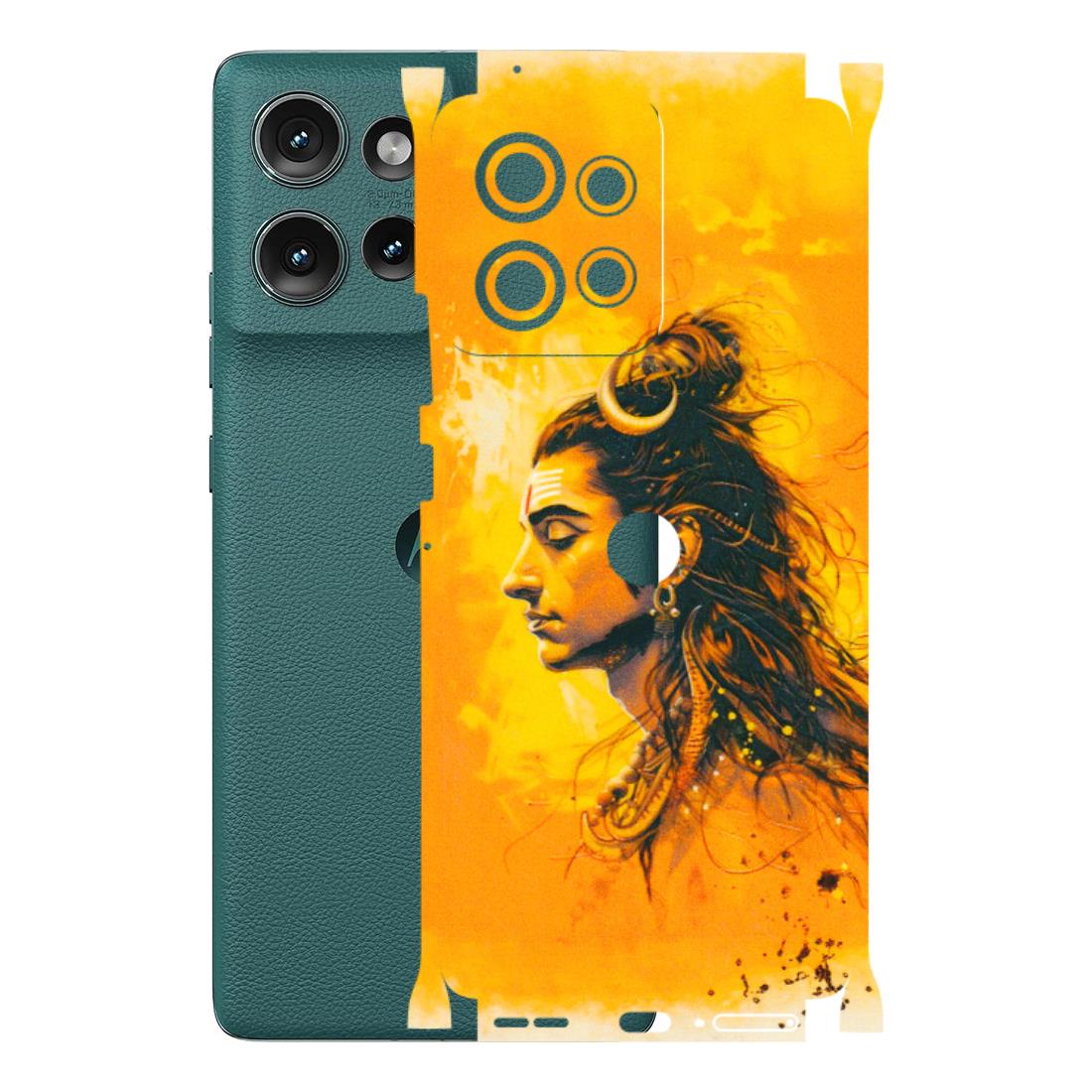 Motorola Phone Skins (All Models) - Shiv Shakti - 3D Embossed Finish (L-14) Motorola Edge 50 (5G)
