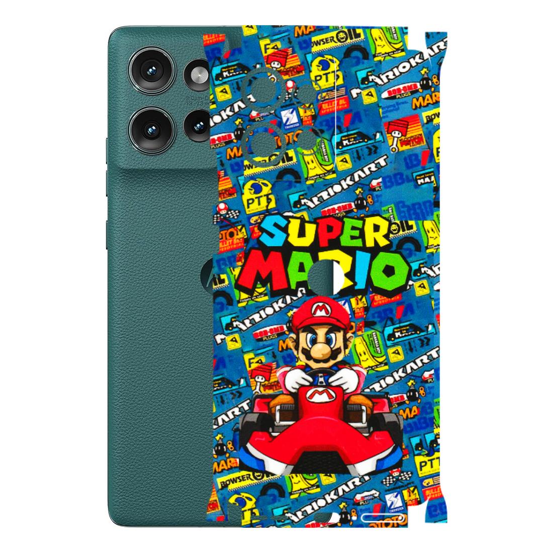 Motorola Phone Skins (All Models) - Super Mario Kart - 3D Embossed Finish (L-140) Motorola Edge 50 (5G)