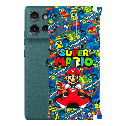 Motorola Phone Skins (All Models) - Super Mario Kart - 3D Embossed Finish (L-140) Motorola Edge 50 (5G)