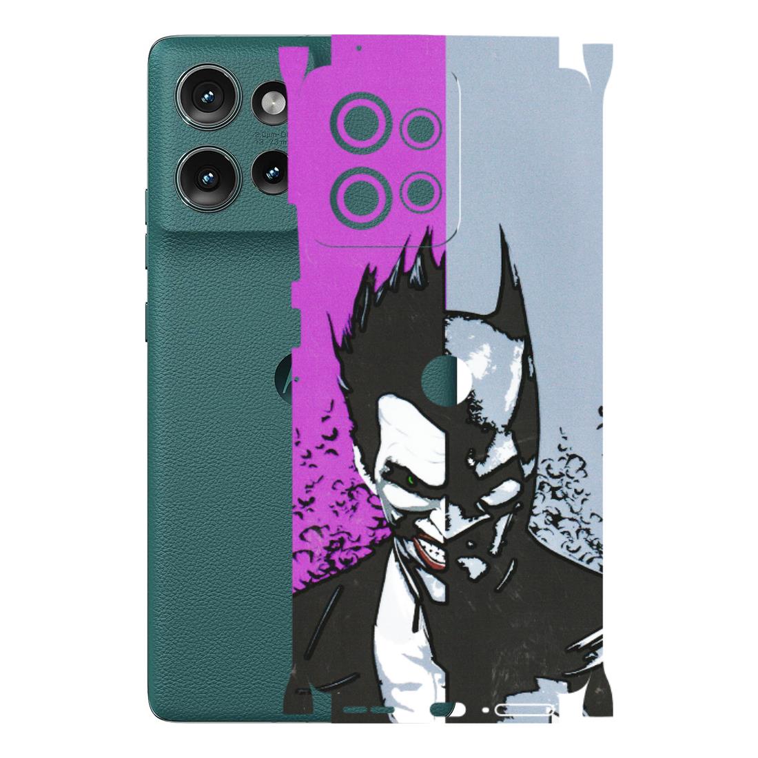 Motorola Phone Skins (All Models) - Batman & Joker - 3D Embossed Finish (L-143) Motorola Edge 50 (5G)