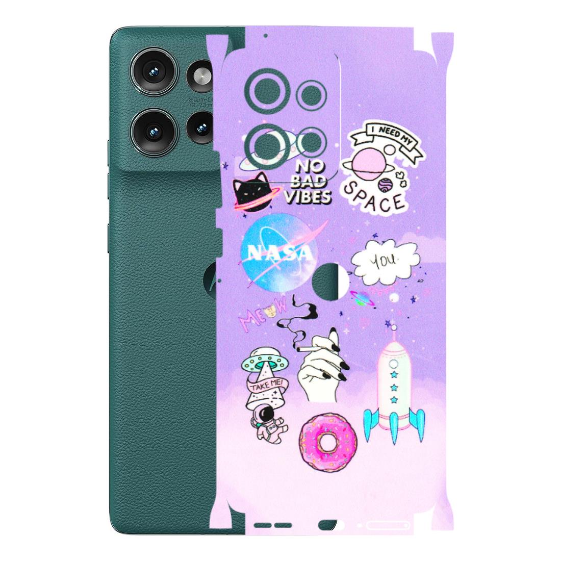 Motorola Phone Skins (All Models) - I Need My Nasa Skin - 3D Embossed Finish (L-149) Motorola Edge 50 (5G)