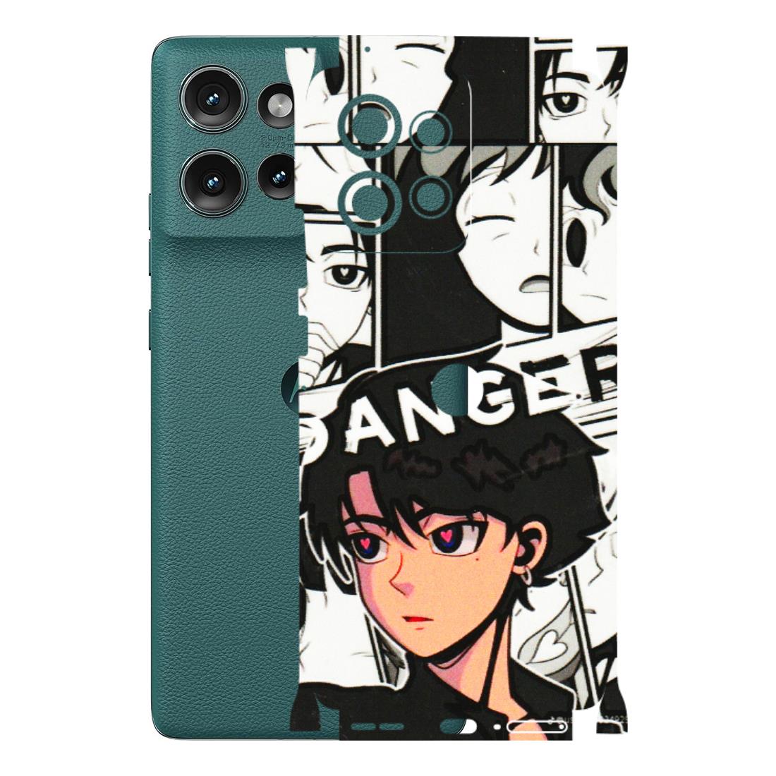 Motorola Phone Skins (All Models) - Danger Anime - 3D Embossed Finish (L-155) Motorola Edge 50 (5G)