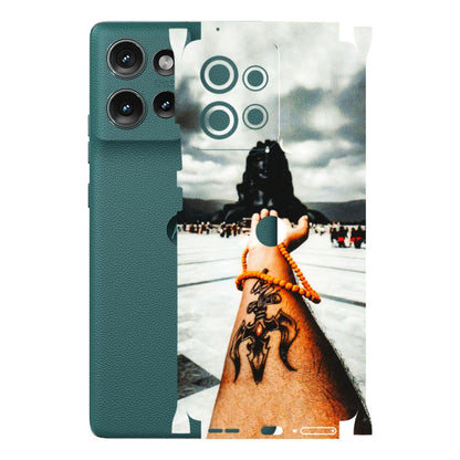 Motorola Phone Skins (All Models) - Jai Adiyogi Mahakaal - 3D Embossed Finish (L-164) Motorola Edge 50 (5G)