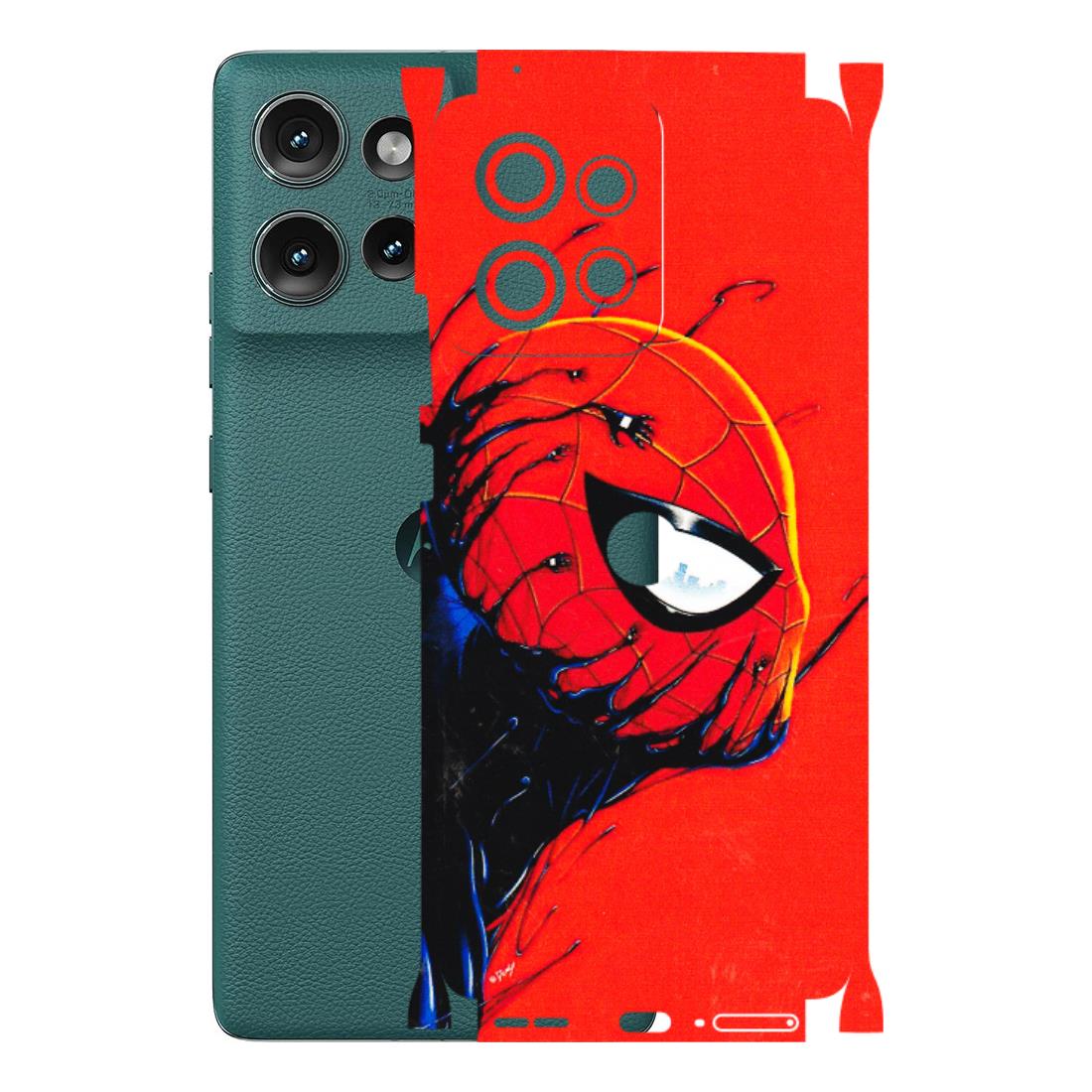 Motorola Phone Skins (All Models) - Spiderman Face Venom - 3D Embossed Finish (L-165) Motorola Edge 50 (5G)