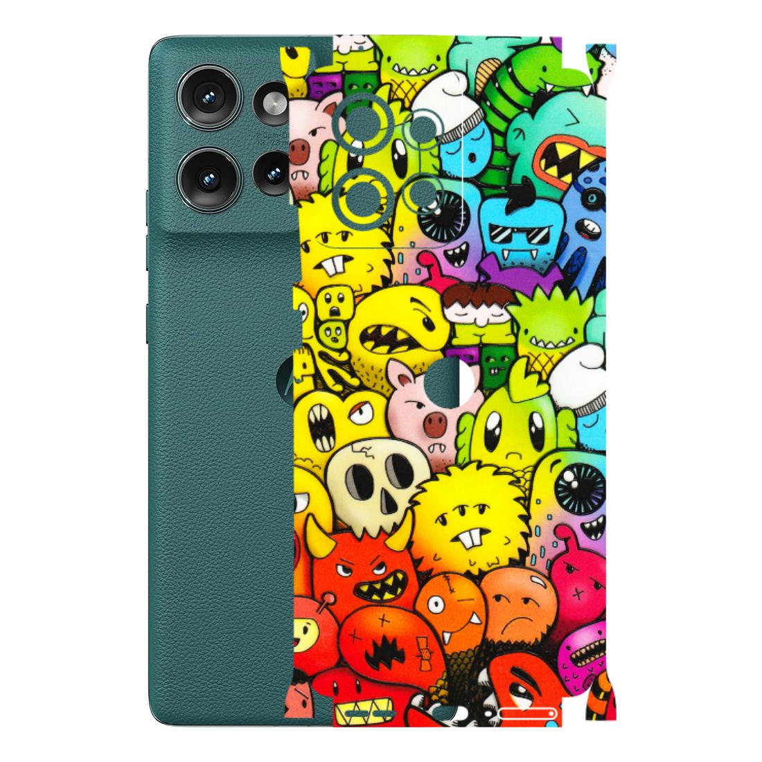 Motorola Phone Skins (All Models) - Angry Funkies - 3D Embossed Finish (L-169) Motorola Edge 50 (5G)