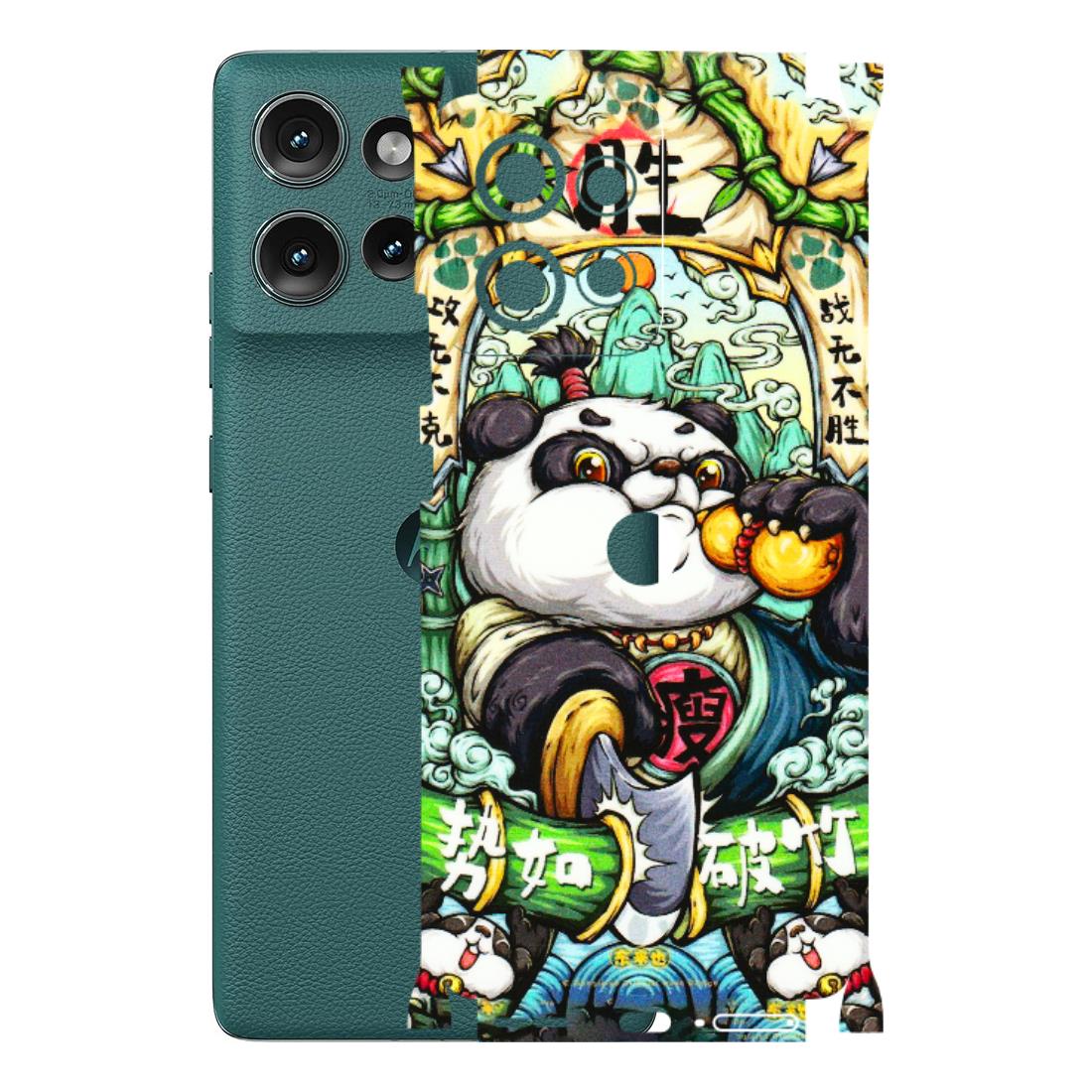 Motorola Phone Skins (All Models) - Royal Rich Panda - 3D Embossed Finish (L-170) Motorola Edge 50 (5G)