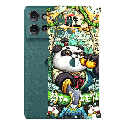 Motorola Phone Skins (All Models) - Royal Rich Panda - 3D Embossed Finish (L-170) Motorola Edge 50 (5G)