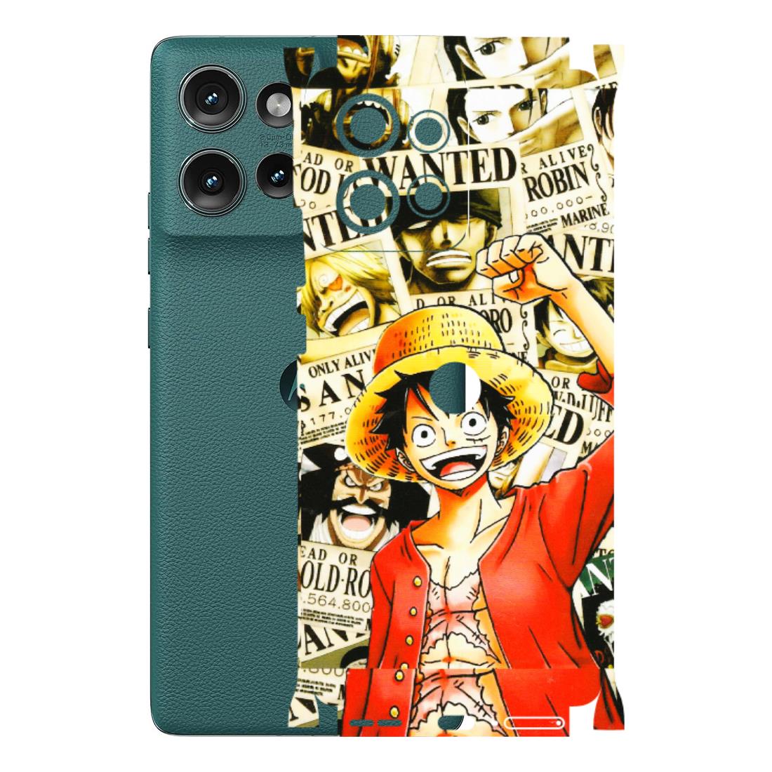 Motorola Phone Skins (All Models) - Luffy Anime - 3D Embossed Finish (L-177) Motorola Edge 50 (5G)