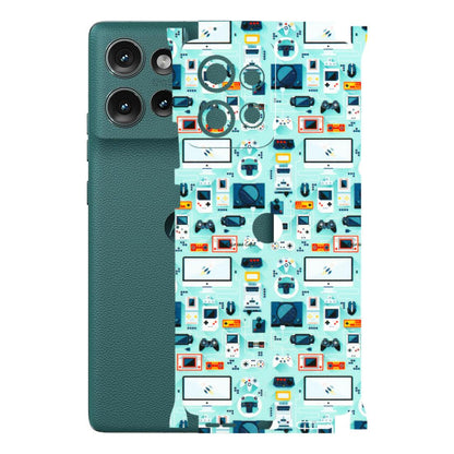 Motorola Phone Skins (All Models) - Gadgets Doodle - 3D Embossed Finish (L-184) Motorola Edge 50 (5G)